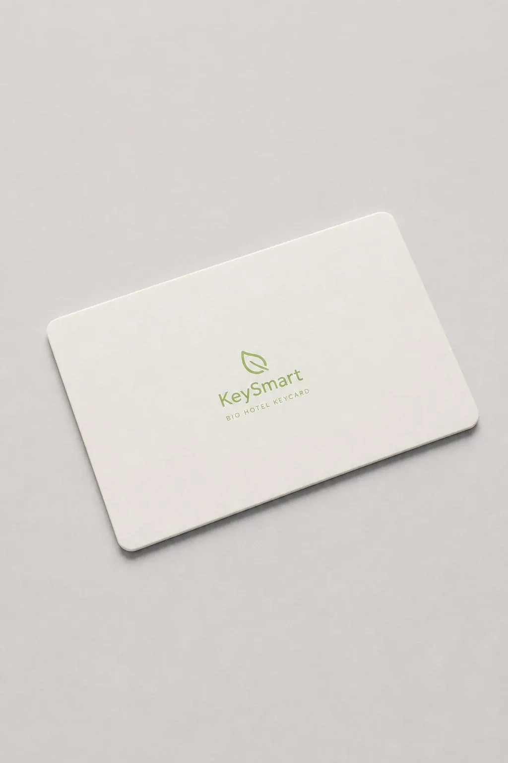 PLA Key Card — ahşap RFID otel anahtar kartı, KeySmart üretimi