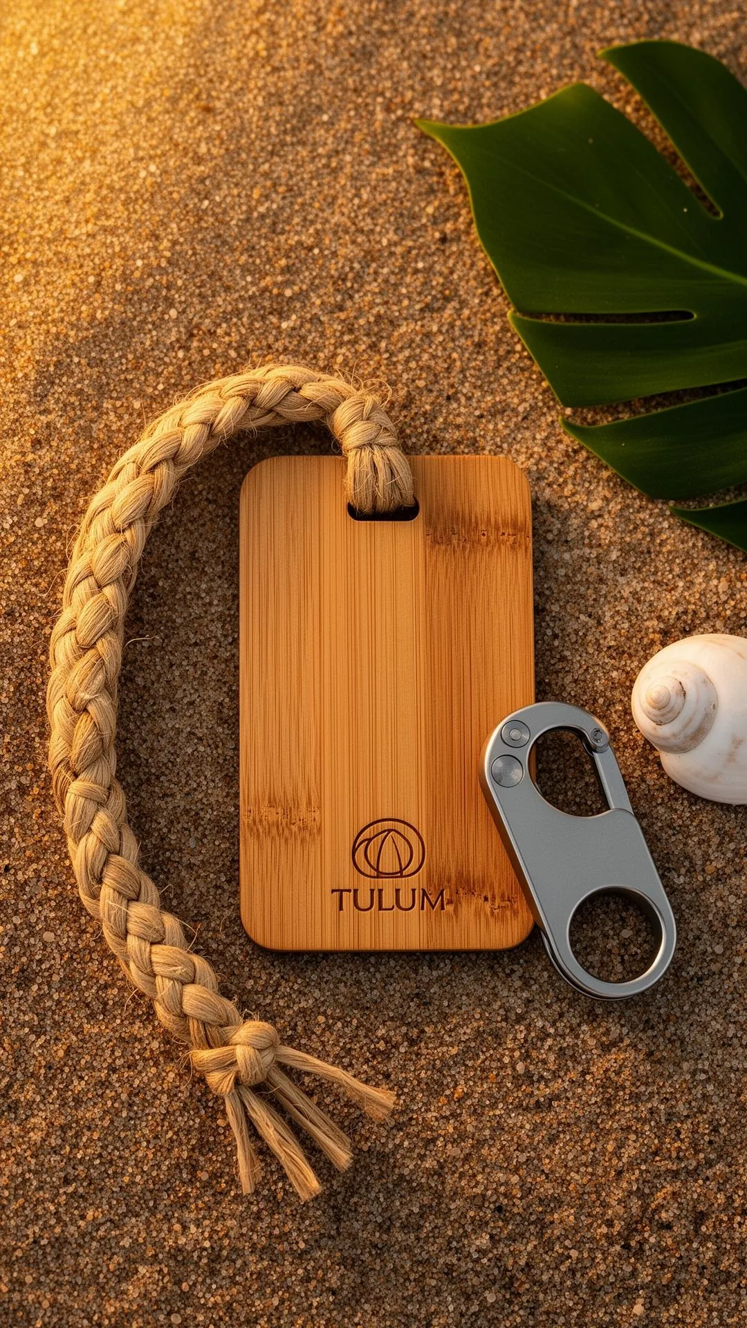 Tulum imza koleksiyonu — özel tasarım ahşap otel anahtar kartı, KeySmart