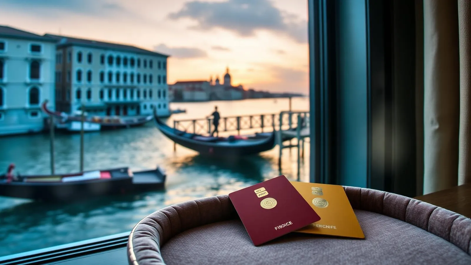 Four Seasons Danieli Venedik: Üç renkte altın varak kart hikayesi