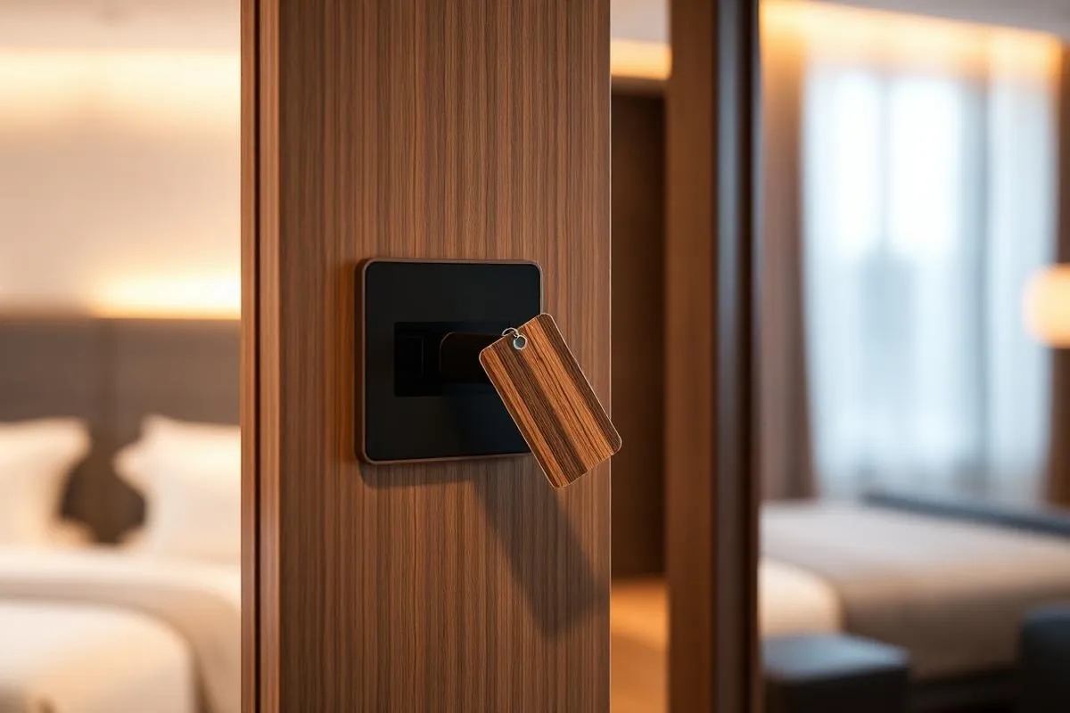Otel odası kartlı elektrik sistemi: enerji tasarruf kartı nasıl çalışır?