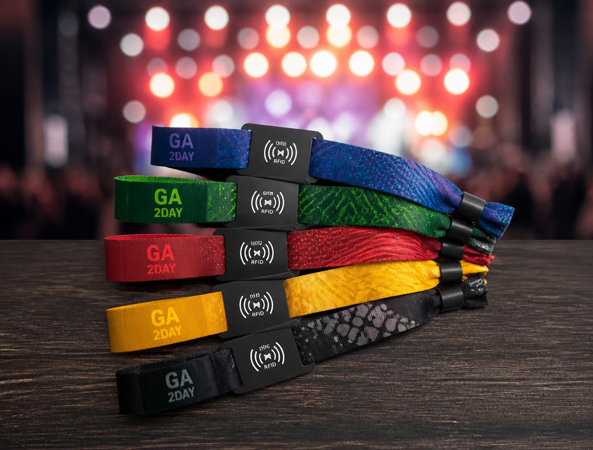 Festival RFID wristband for cashless entry and payment Festival RFID wristband for cashless entry and payment