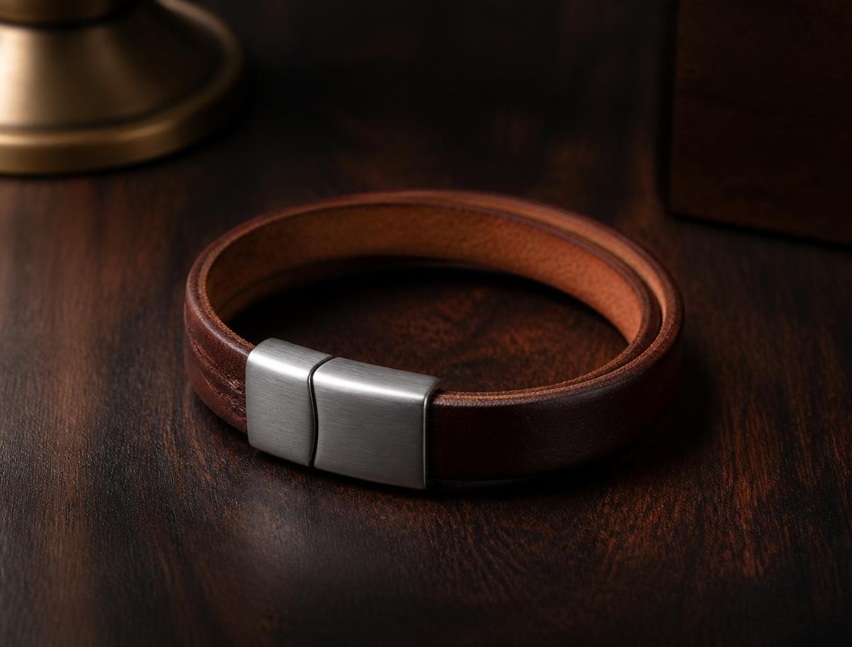 Leather RFID wristband — premium option for boutique hotels Leather RFID wristband — premium option for boutique hotels